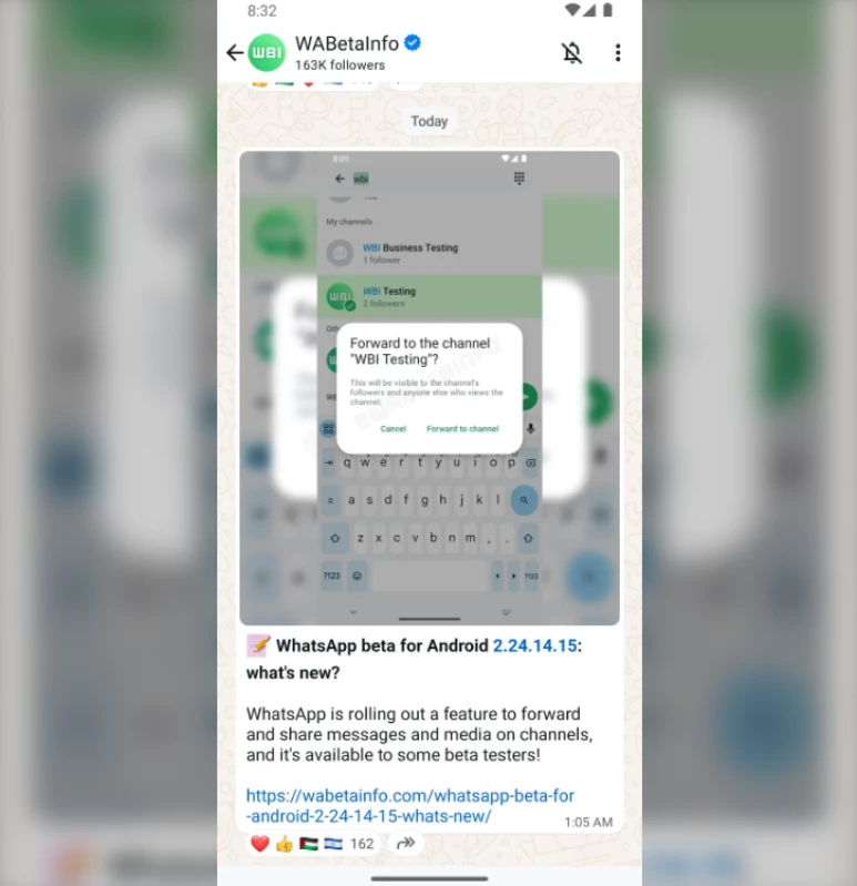 Whatsapp ubah warna cetang verifikasi dari hijau ke biru