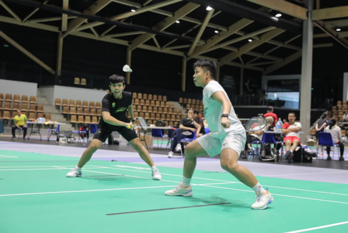 Apriyani Rahayu/Siti Fadia Latihan Tanding Bareng Ganda Putri Prancis Jelang Olimpiade Paris 2024