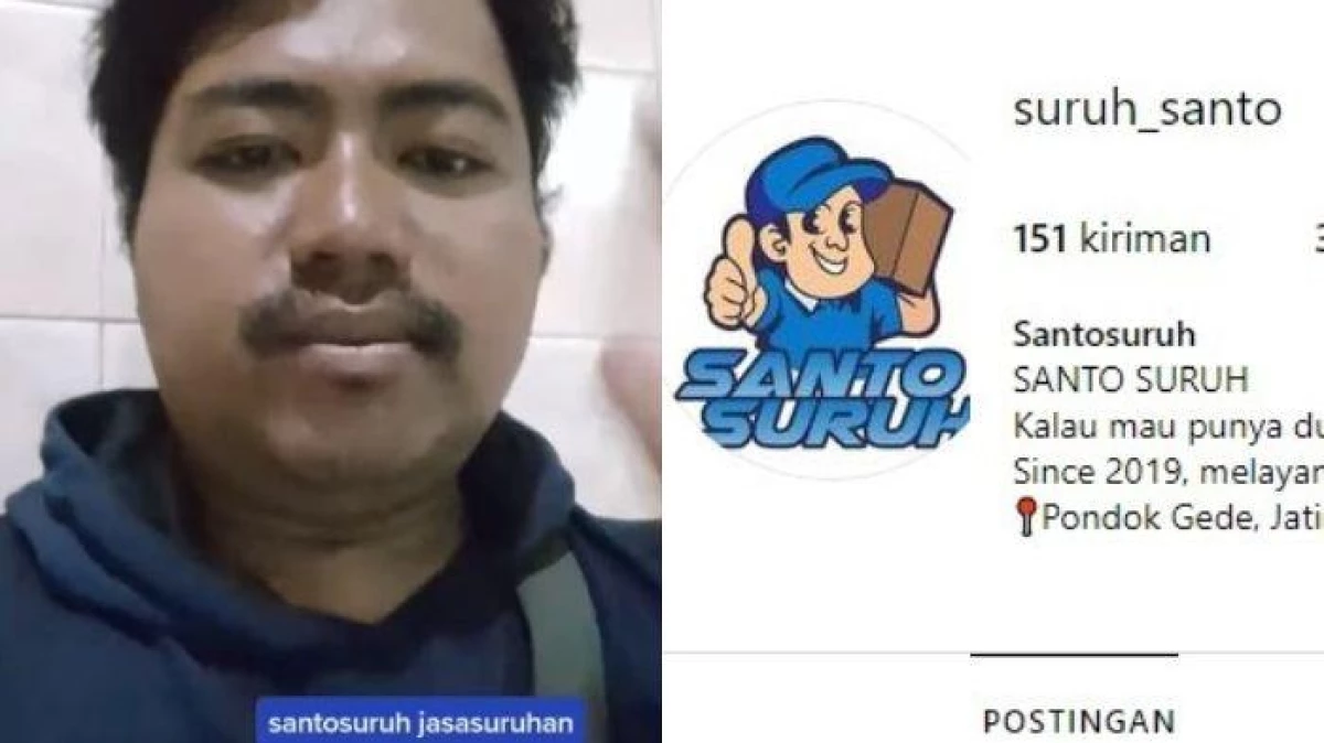 Santo, Pria Asal Bekasi yang Viral dengan Layanan Serba Bisa "Suruh Santo"