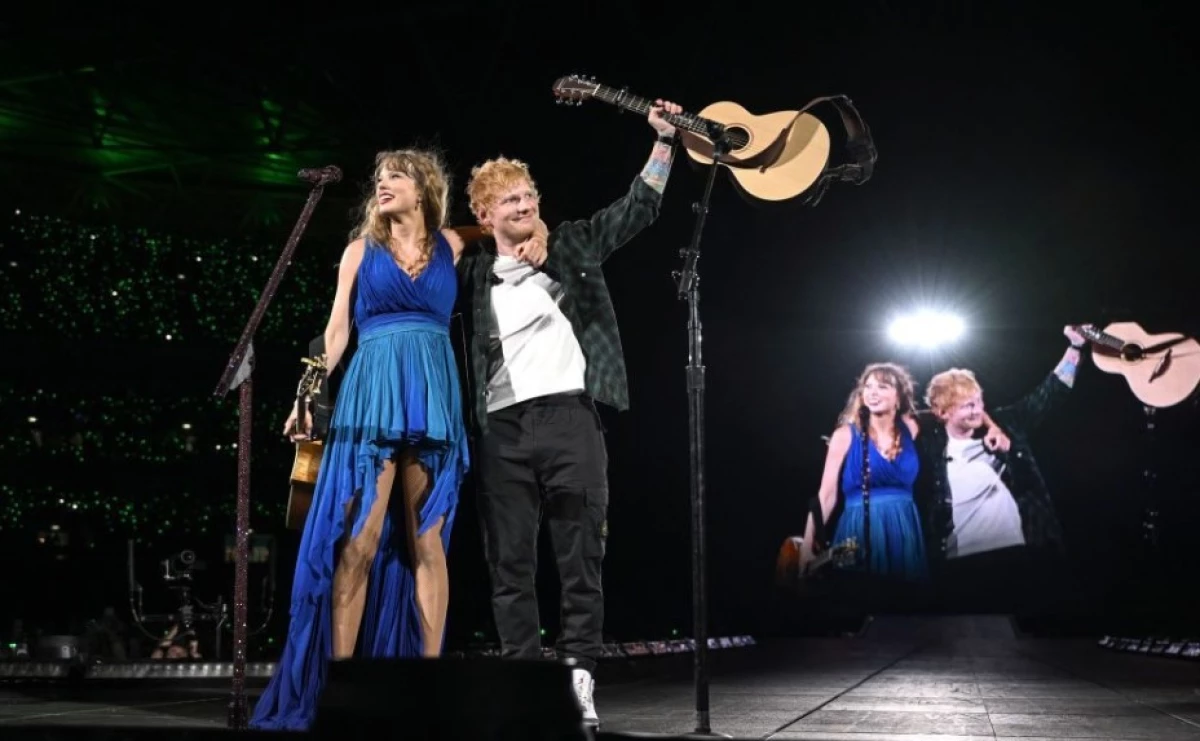 Konser Taylor Swift di Wembley. (Sumber Foto; Screenshot via BBC UK)