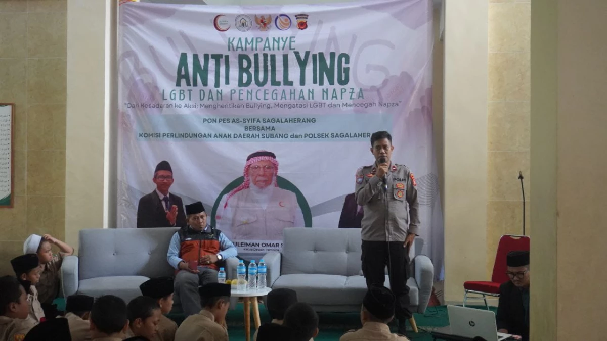 Ponpes As-Syifa Sagalaherang gandeng KPAD Subang & Polsek Sagalaherang Kampanyekan Pesantren Anti Perundungan