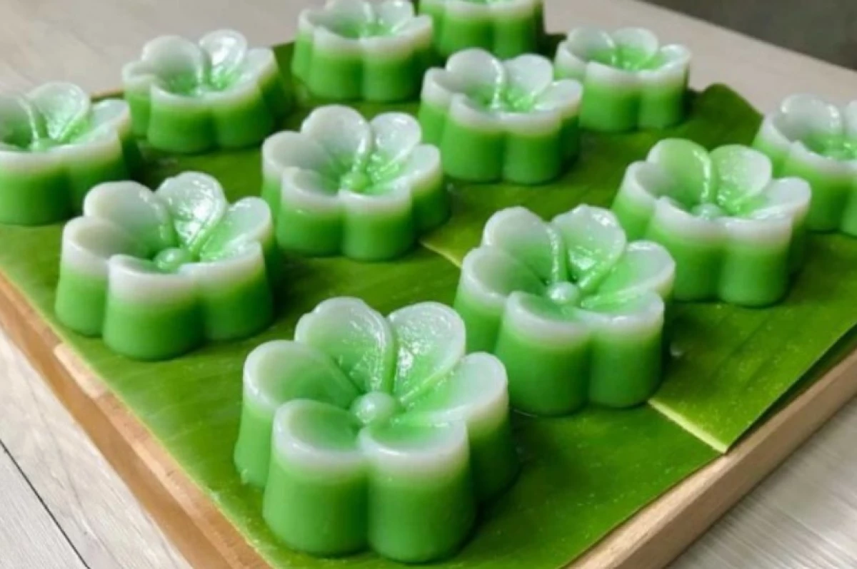 Resep Kue Talam Tepung Beras Pandan yang Enak dan Mudah Dibuat