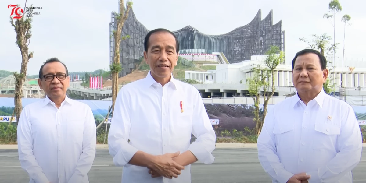 Senin Pagi, Presiden Jokowi dan Menhan Prabowo Tinjau Progres Pembangunan IKN