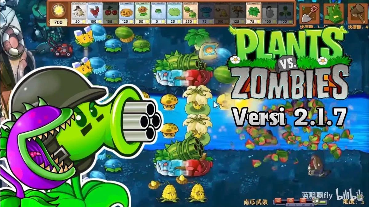 Plants vs Zombies Fusion! Update terbaru versi 2.1.7.