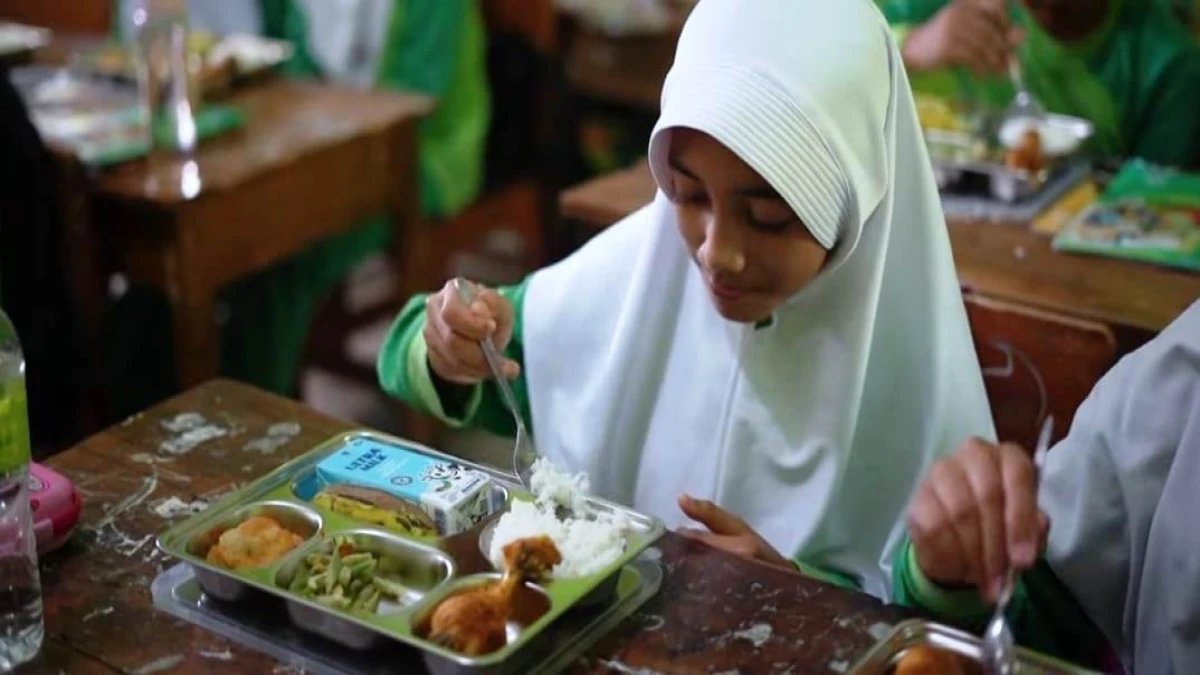 simulasi program makan siang bergizi gratis