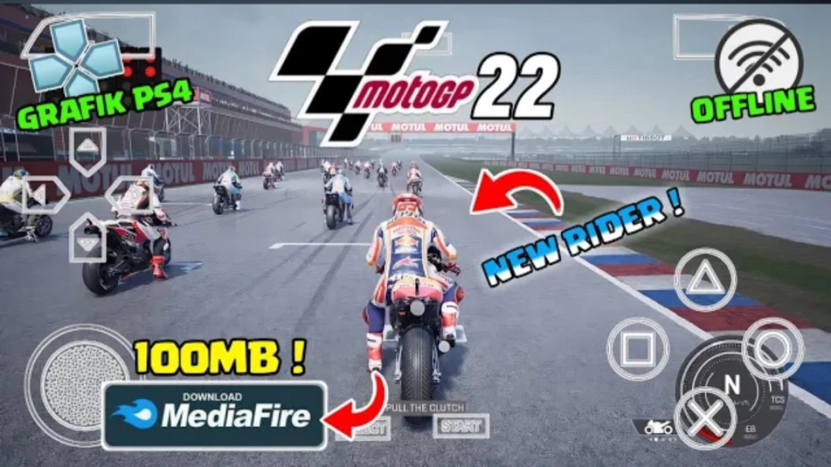 Ukuran Kecil Download Game MotoGP 2022 PPSSPP di Android, Khusus HP Kentang!