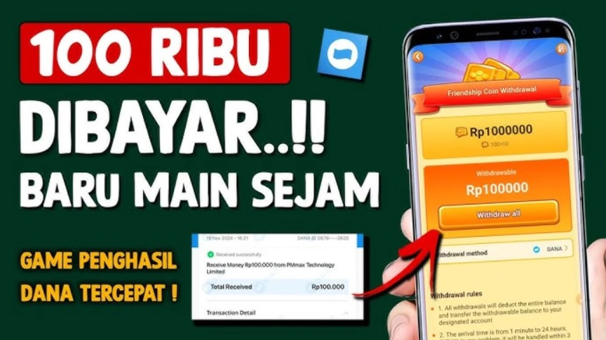 Game Penghasil Saldo DANA Rp100.000 Langsung Cair Terbaru 2025