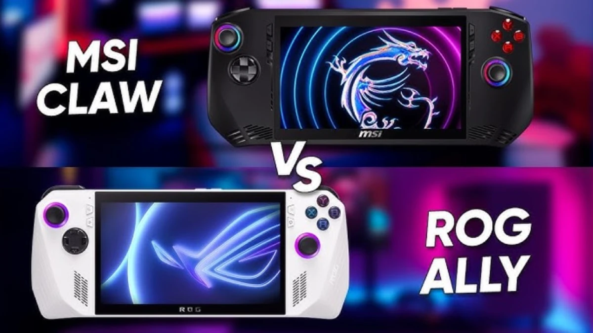 MSI Claw vs ASUS ROG Ally: Perbandingan Lengkap Dua Handheld Gaming PC Terbaik