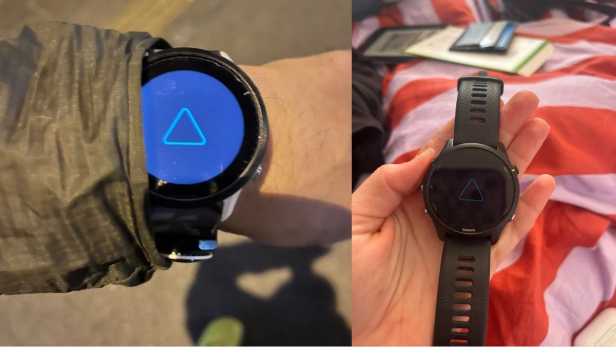 Smartwatch Garmin Crash