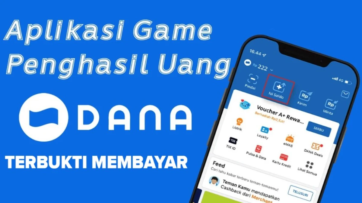 Aplikasi Game Penghasil Saldo DANA Rp200 Ribu Langsung Cair Terbaru 2025