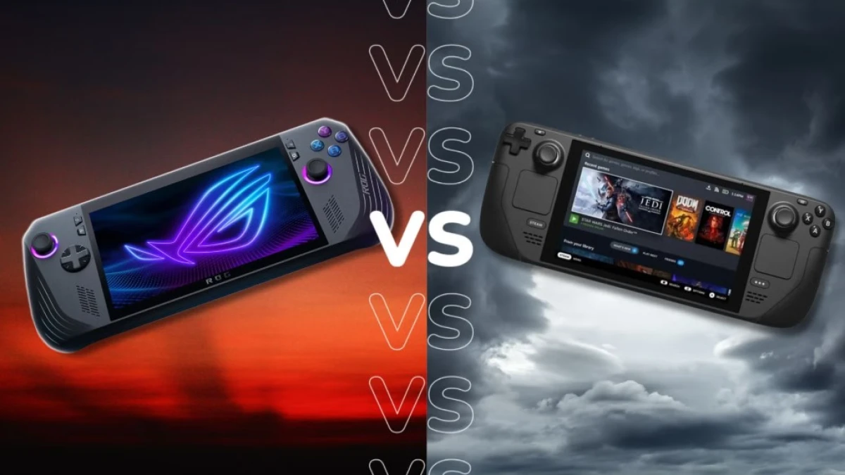 ROG Ally X vs Steam Deck: Pertarungan Konsol Genggam Kelas Atas