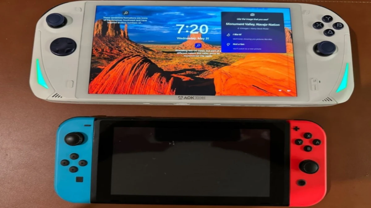 AOKZOE A1 Pro vs Nintendo Switch