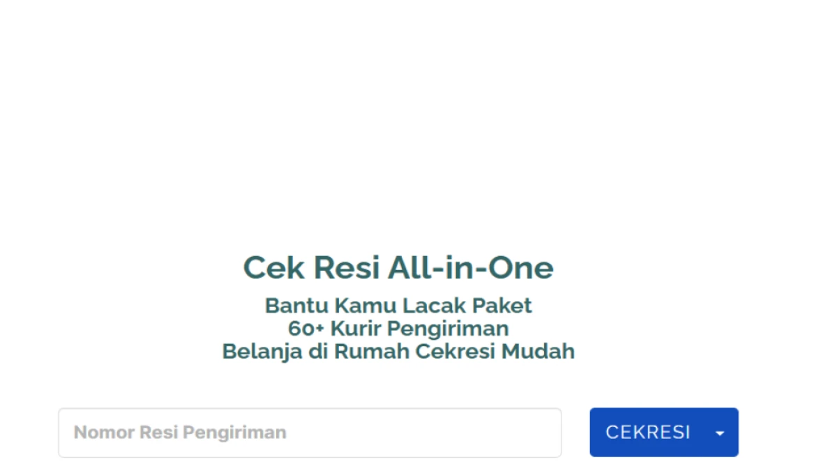 Ini Website Cek Nomor Resi dan Lacak Pengiriman Semua Ekspedisi Cepat Akurat