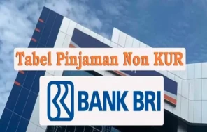 Tabel Pinjaman BRI Non KUR Terbaru 2025