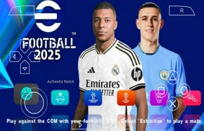 Download eFootball PES 2025 PPSSPP ISO: New Transfers dan Kits Real Face dengan Best Graphics HD