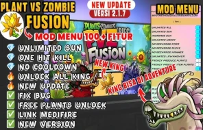 Download PVZ Fusion APK Mod Versi 2.1.7: Update Bahasa Indonesia