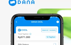 Cara mudah mengaktifkan DANA Cicil di DANA bisa langsung muncul dan digunakan punya limit besar. (Tangkap layar dana.id)