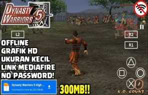 Download Dynasty Warriors 4 PPSSPP Ukuran Kecil, Main Offline di Android!