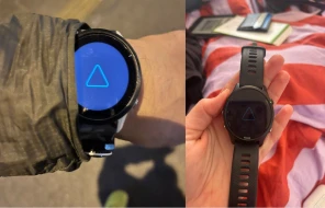 Smartwatch Garmin Crash