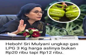 Sri Mulyani Kaget Harga LPG 3 Kg Tembus Rp22.000, Padahal Seharusnya Rp12.700!