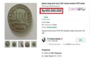 Koin Kuno Rp100 Rumah Gadang 1973 Lagi Hits, Kolektor Rela Bayar Mahal!